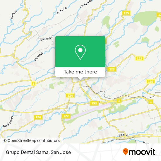 Grupo Dental Sama map