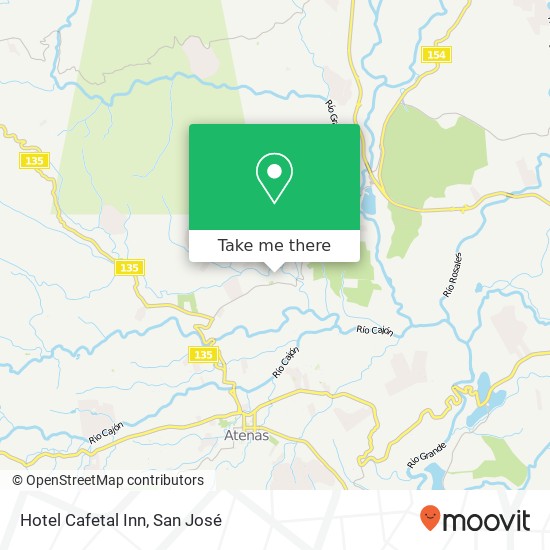 Hotel Cafetal Inn map