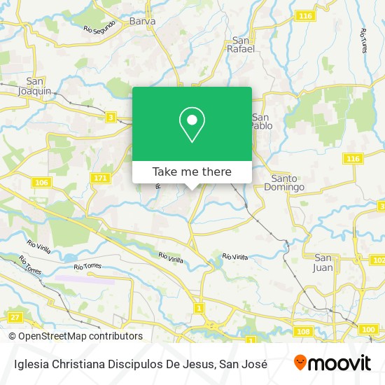 Iglesia Christiana Discipulos De Jesus map
