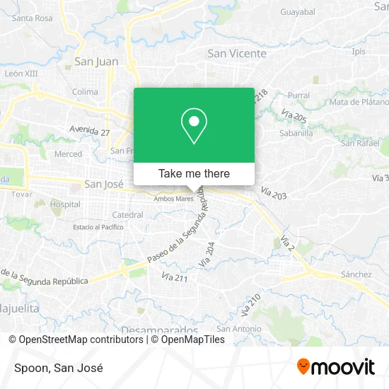Spoon map