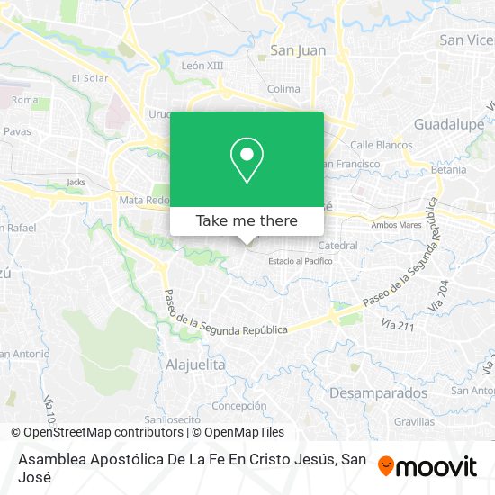 Asamblea Apostólica De La Fe En Cristo Jesús map