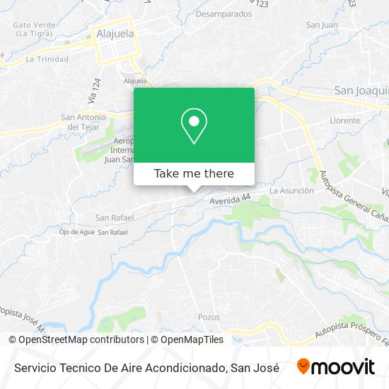 Servicio Tecnico De Aire Acondicionado map