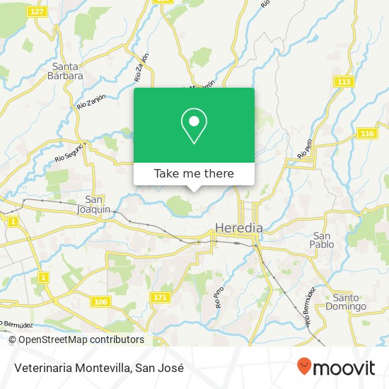 Veterinaria Montevilla map