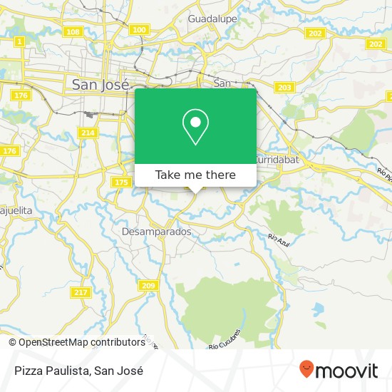 Pizza Paulista map