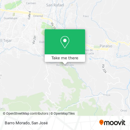 Mapa de Barro Morado