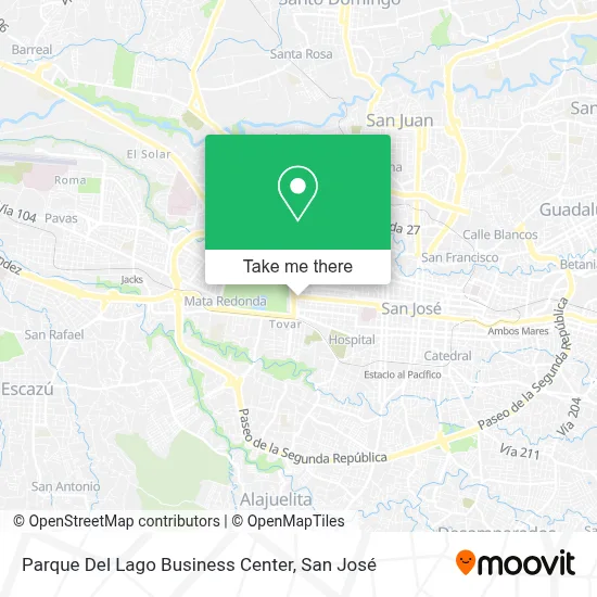 Parque Del Lago Business Center map