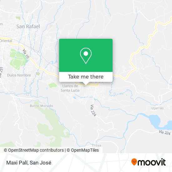 Mapa de Maxi Palí