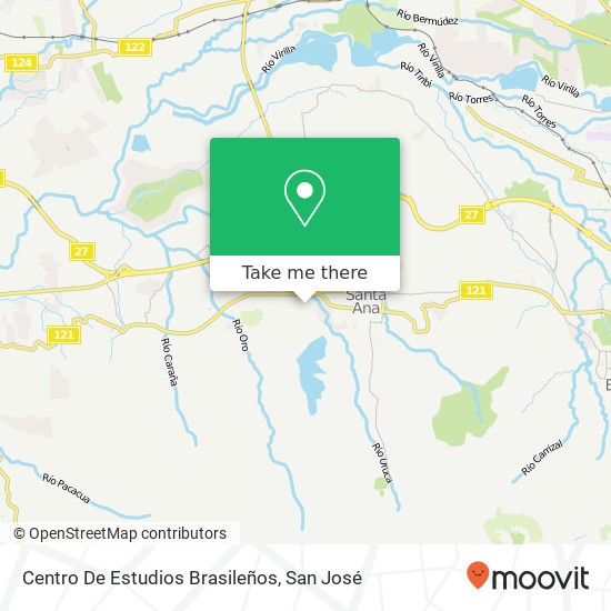 Centro De Estudios Brasileños map