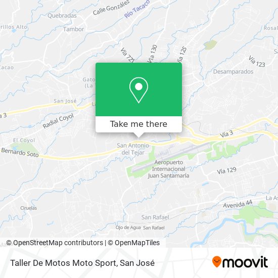 Taller De Motos Moto Sport map