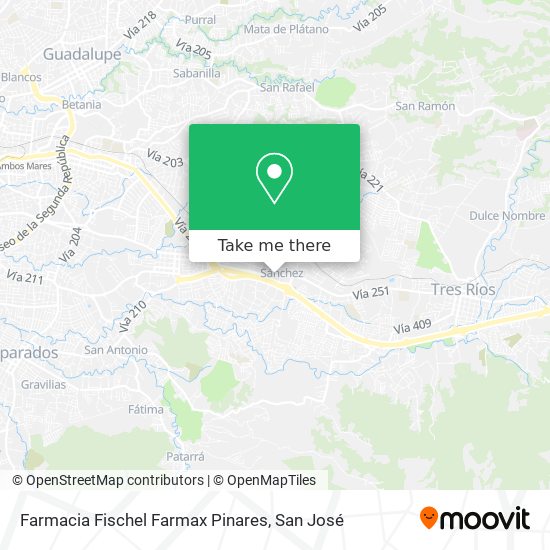 Farmacia Fischel Farmax Pinares map