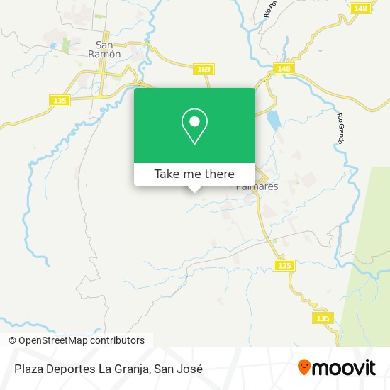 Mapa de Plaza Deportes La Granja