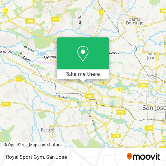 Royal Sport Gym map