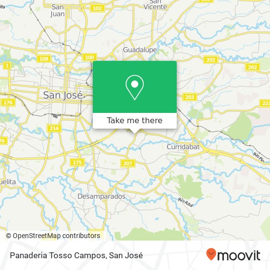 Mapa de Panaderia Tosso Campos