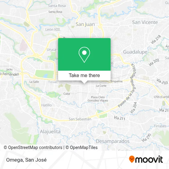 Omega map