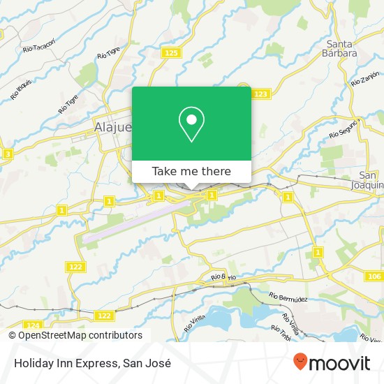 Holiday Inn Express map