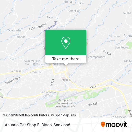 Acuario Pet Shop El Disco map