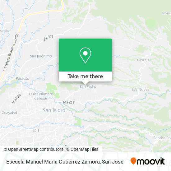 Escuela Manuel María Gutiérrez Zamora map