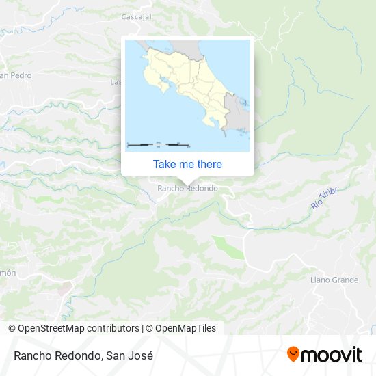Rancho Redondo map