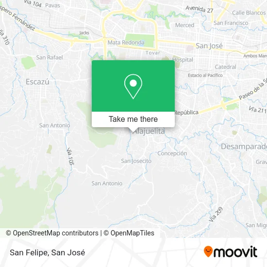 San Felipe map