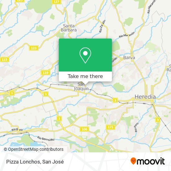 Pizza Lonchos map