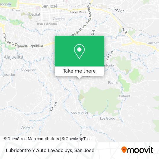 Lubricentro Y Auto Lavado Jys map