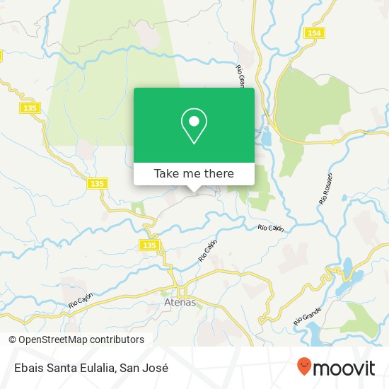 Ebais Santa Eulalia map