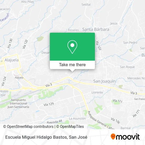Escuela Miguel Hidalgo Bastos map