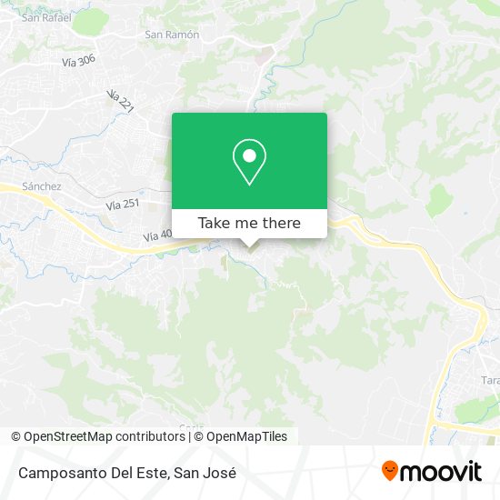 Camposanto Del Este map