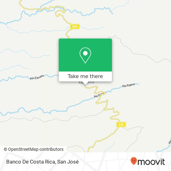 Banco De Costa Rica map