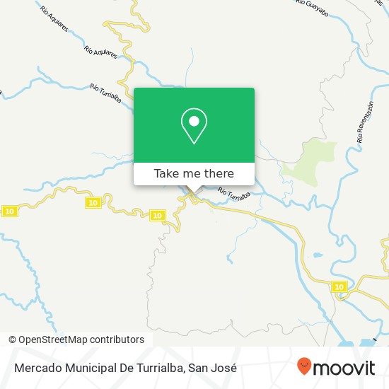 Mercado Municipal De Turrialba map