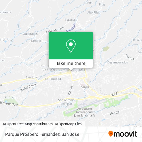 Mapa de Parque Próspero Fernández
