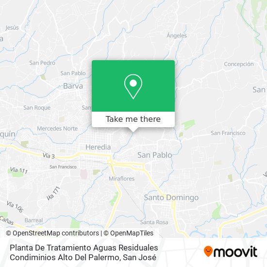 Planta De Tratamiento Aguas Residuales Condiminios Alto Del Palermo map