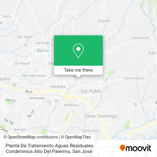 Planta De Tratamiento Aguas Residuales Condiminios Alto Del Palermo map
