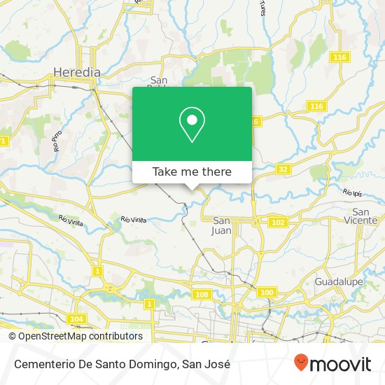 Cementerio De Santo Domingo map