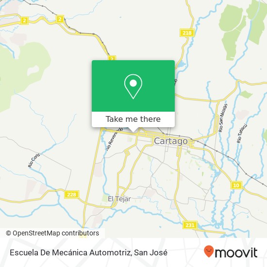 Escuela De Mecánica Automotriz map