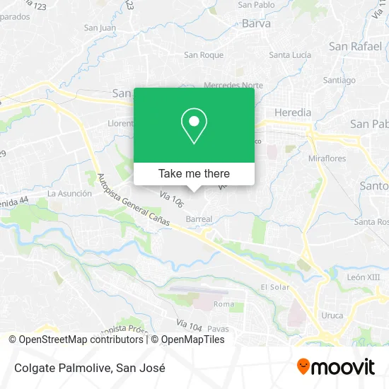 Colgate Palmolive map