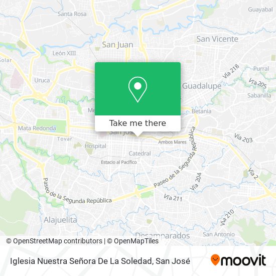 Iglesia Nuestra Señora De La Soledad map