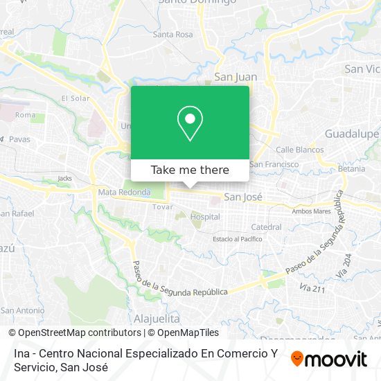 Ina - Centro Nacional Especializado En Comercio Y Servicio map