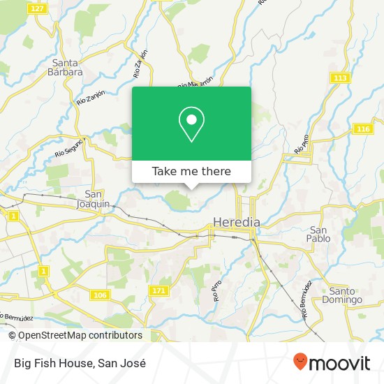 Big Fish House map