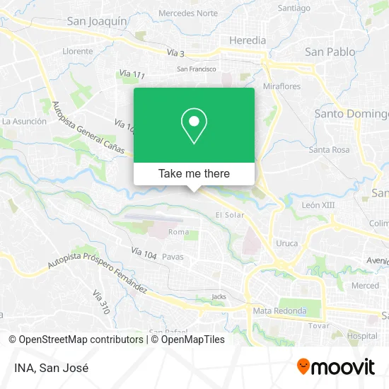 INA map