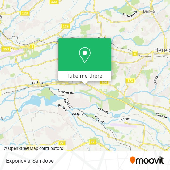 Exponovia map