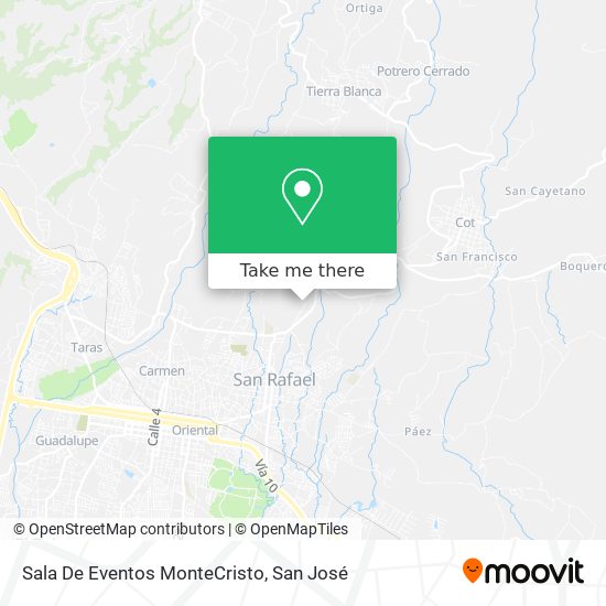 Sala De Eventos MonteCristo map