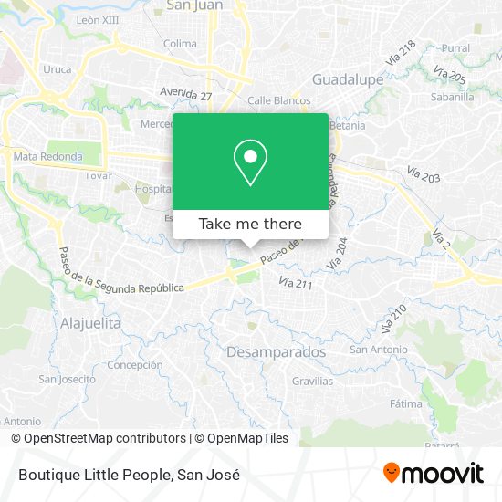 Boutique Little People map