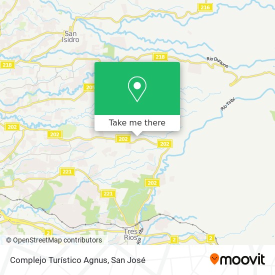 Complejo Turístico Agnus map