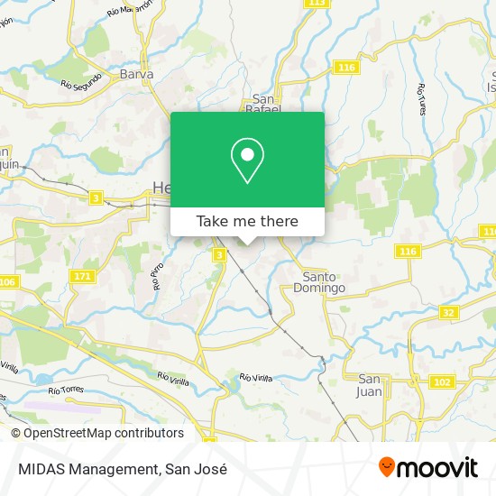 MIDAS Management map