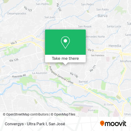 Convergys - Ultra Park I map