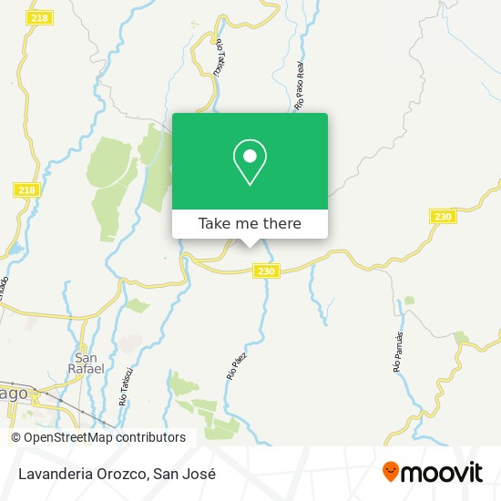 Lavanderia Orozco map