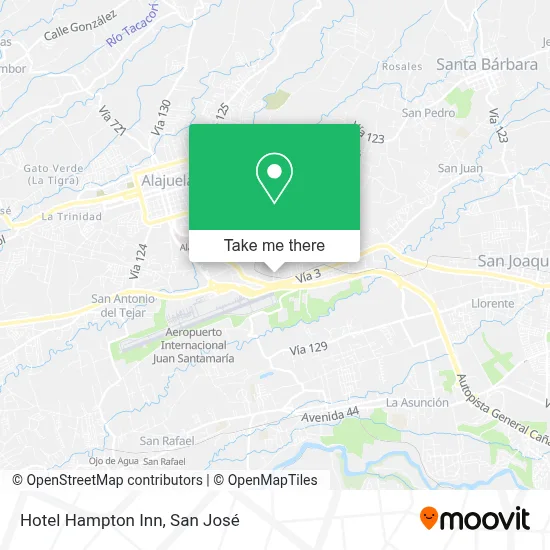 Hotel Hampton Inn map