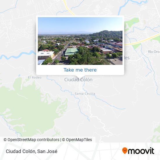 Ciudad Colón map
