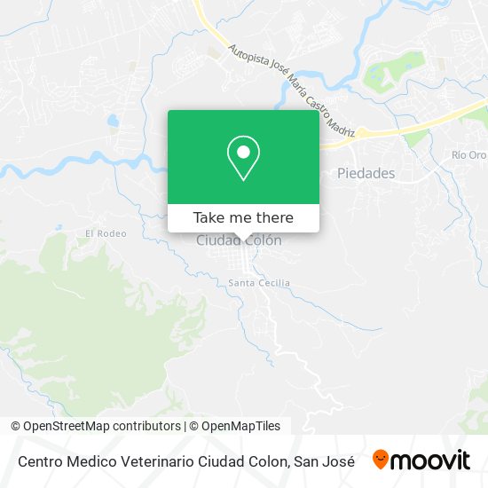 Centro Medico Veterinario Ciudad Colon map